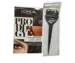 LOREAL PRODIGY PERMANENT OIL HAIR COLOR GIFT BRUSH - 4.0 BROWN - Anwar Store