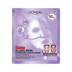 LOREAL REVITALIFT GLASS SKIN HYDROGEL GLOW MASK - Anwar Store