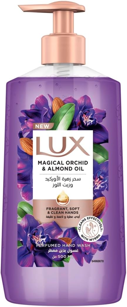 Lux Magical Orchid&almond Oil Hand Wash 500ml - غسول للجسم لوكس 500 مل
