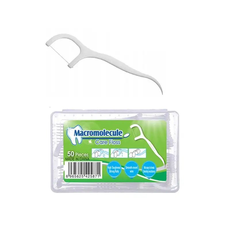 Macromolecule Care Floss 50pc - خيط أسنان Dental Floss 50 قطعة