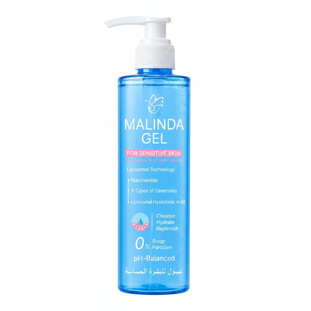 MALINDA CLEANSING GEL FOR SENSITIVITE SKIN 250ML - Anwar Store
