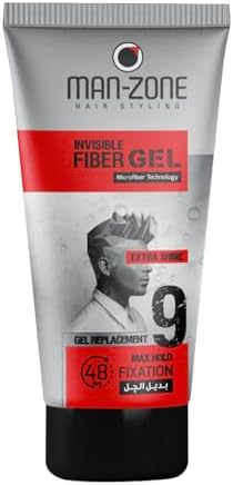 MAN ZONE EXTRA SHINE INVISIBLE FIBER GEL 175ML - Anwar Store