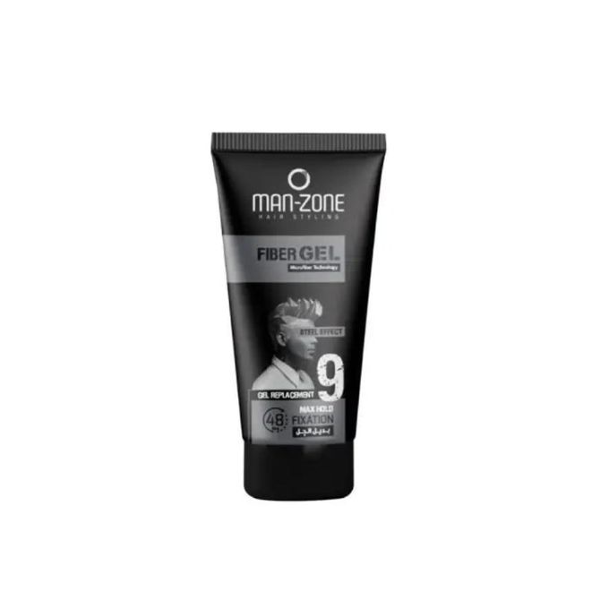 Man-zone Fiber Gel Max Hold Steel Effect 125ml - منتج تصفيف الشعر man zone 125 مل
