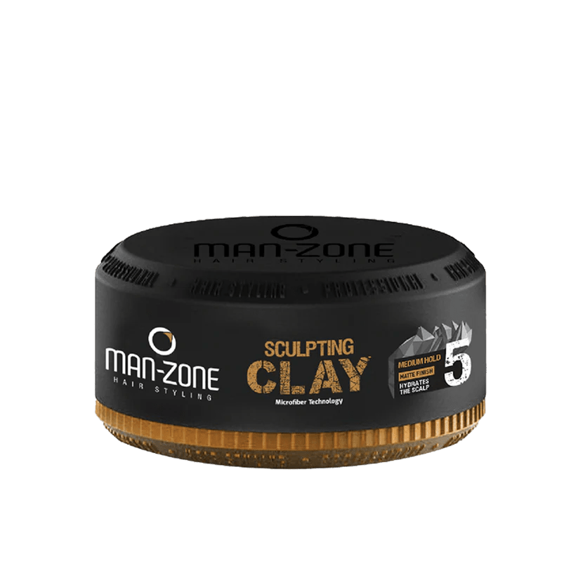 Man-Zone Sculpting Clay Medium Hold 125ml - منتج تصفيف الشعر man zone 125 مل