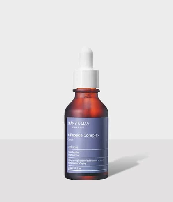 MARY & MAY – 6 Peptide Complex Serum 30ml - عناية بعلامات تقدم السن Mary & May 30 مل