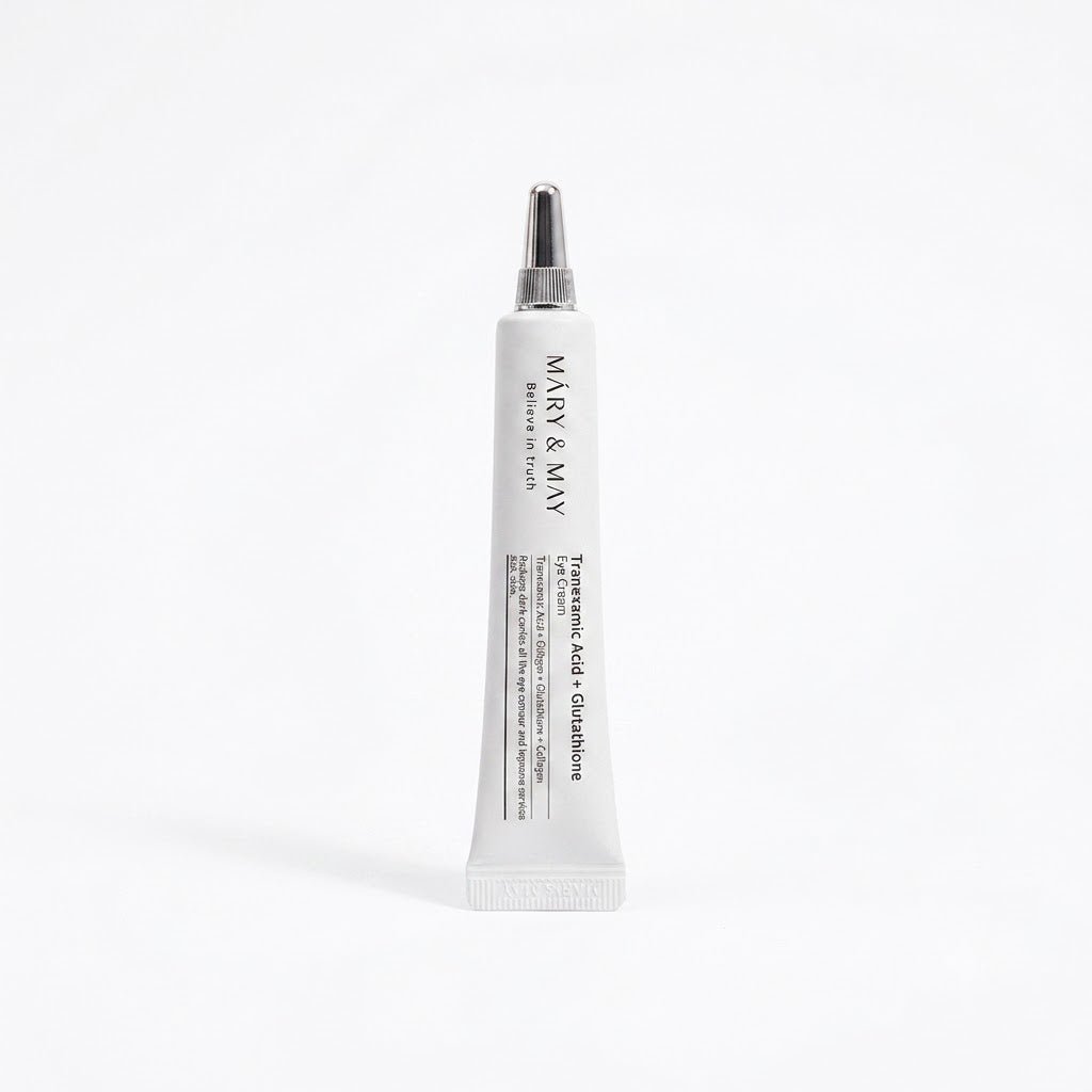 Mary & May Tranexamic Acid + Glutathione Eye Cream 12 g for Dark Circles | كريم عين ماري آند ماي حمض الترانيكساميك والجلوتاثيون لتفتيح الهالات السوداء - Anwar Store