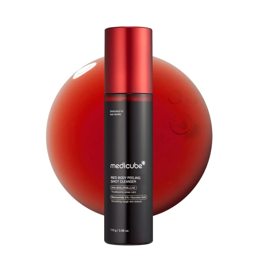 MEDICUBE RED ACNE BODY PEELING SHOT 110G - Anwar Store