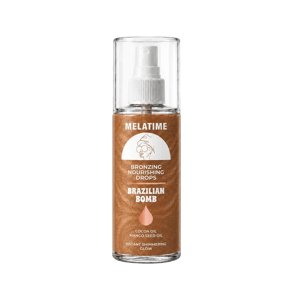 MELATIME BRAZILIAN BOMB instant shimmering glow 150ml - Anwar Store
