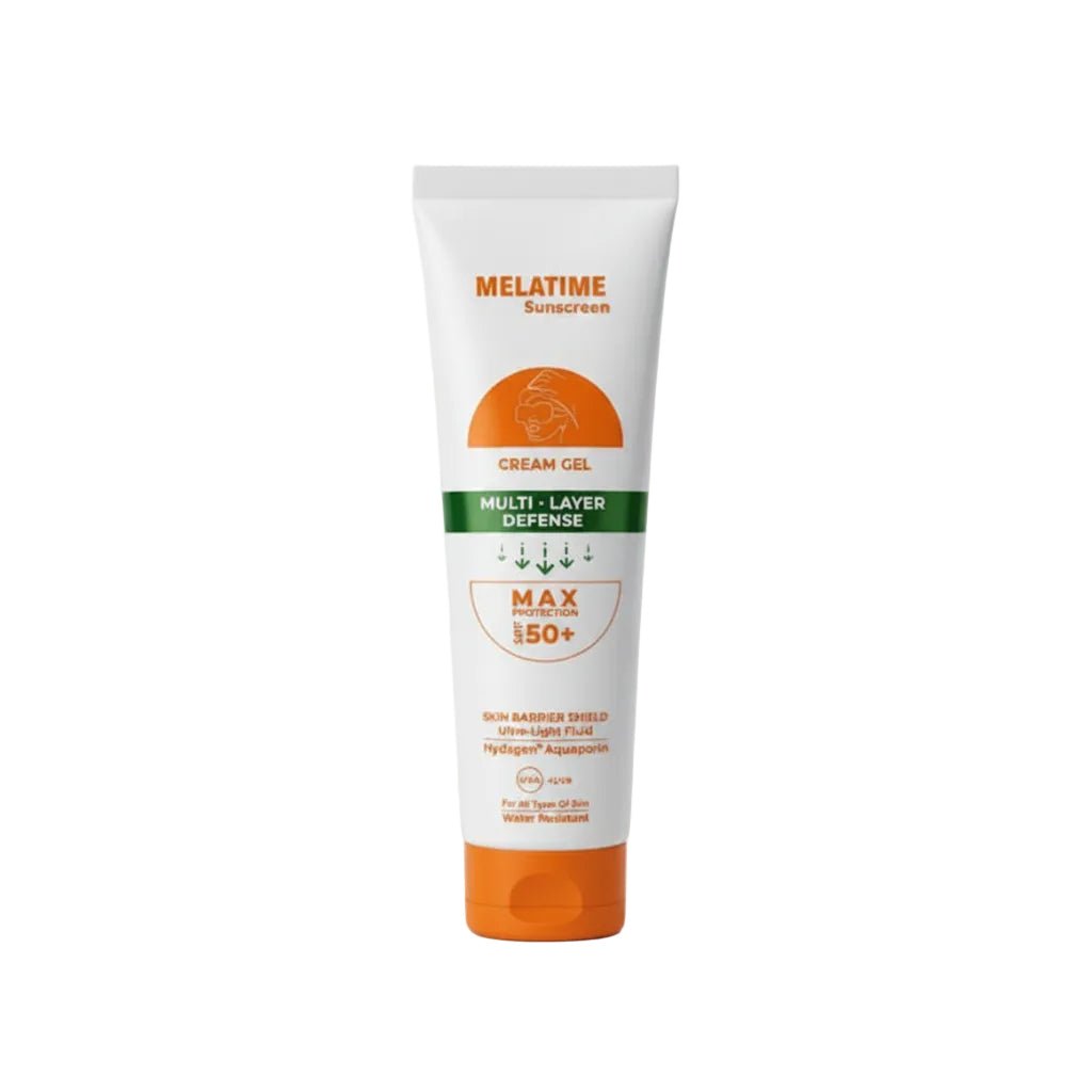 Melatime Sun Cream Gel SPF50+ 60 ml | واقي شمس ميلاتايم SPF50+ 60 مل - Anwar Store