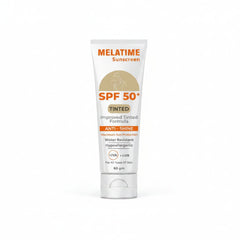 Melatime Tinted Sunscreen SPF50+ 60 g | واقي شمس ميلاتايم SPF50+ 60 جم - Anwar Store