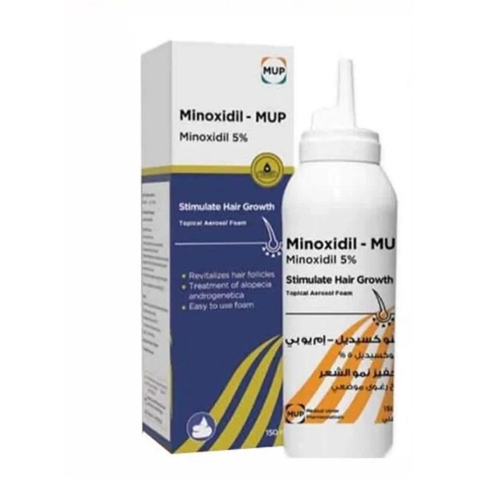 Minoxidil 5% Mup 150ml - منتج لكثافة الشعر minoxidil 150 مل