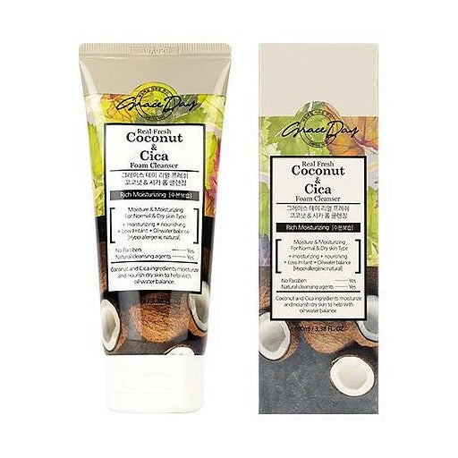 Grace Day Real Fresh Coconut & Cica Foam Cleansing