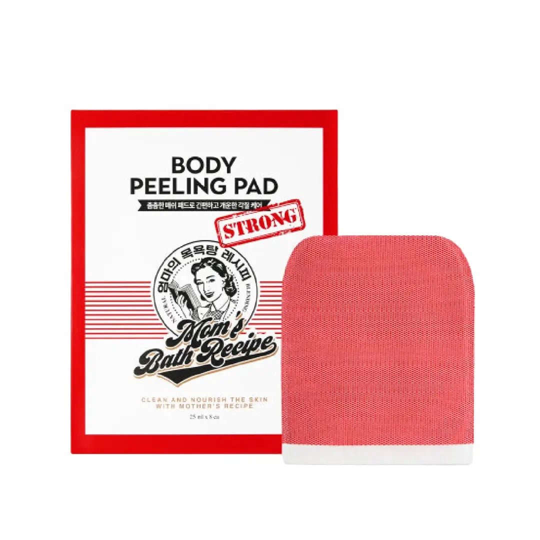 Mom’s Bath Recipe Body Peeling Pad (Red) - فرشاة استحمام Mom’s Bath