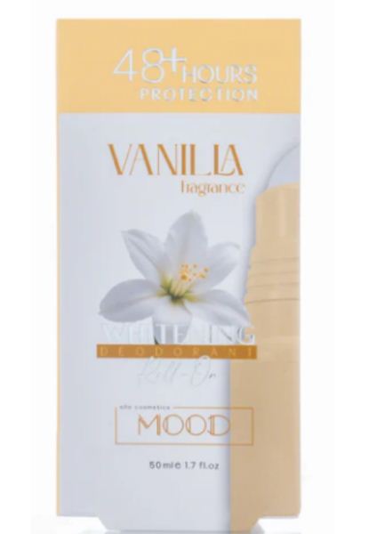 MOOD WHITENING DEODORANT ROLL-ON VANILLA 50ML - Anwar Store