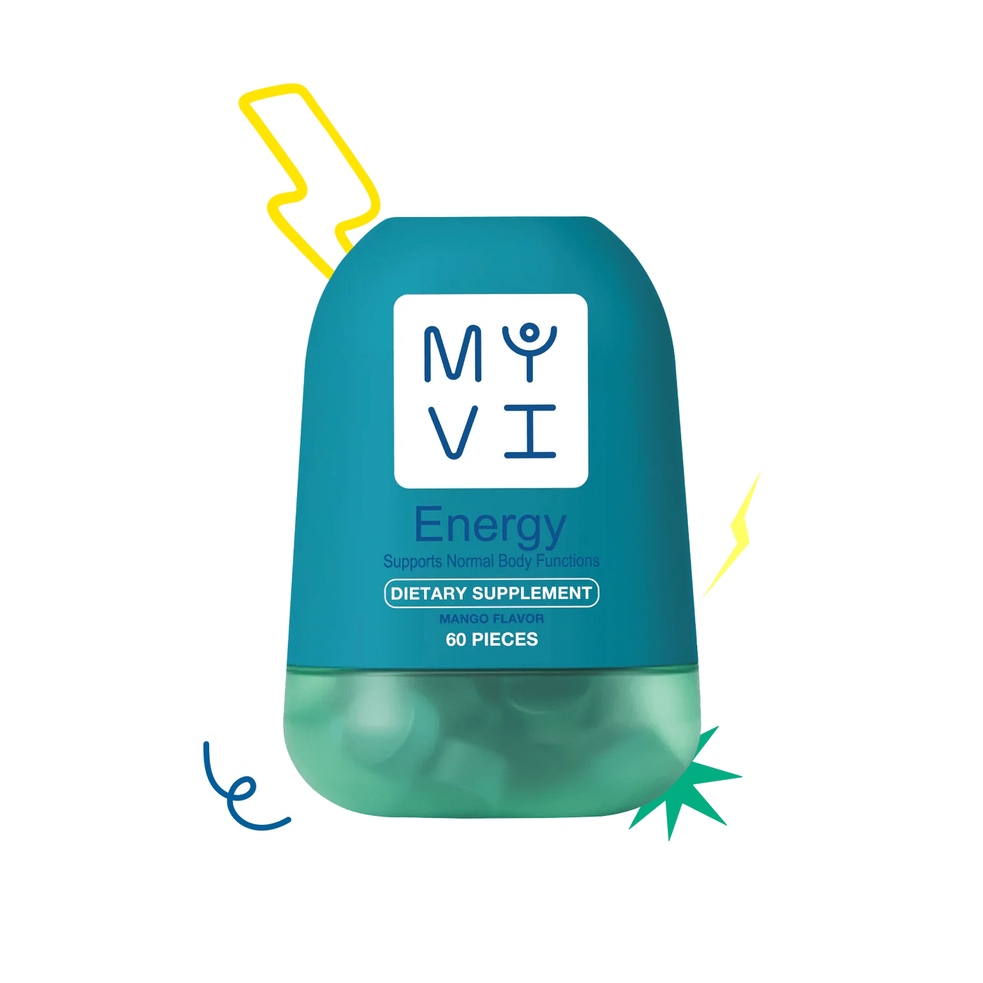 My Vi Energy Dietary Supplement 60pc Mango Flavor - مكمل غذائي عشبي إنفينيتي 60 قطعة