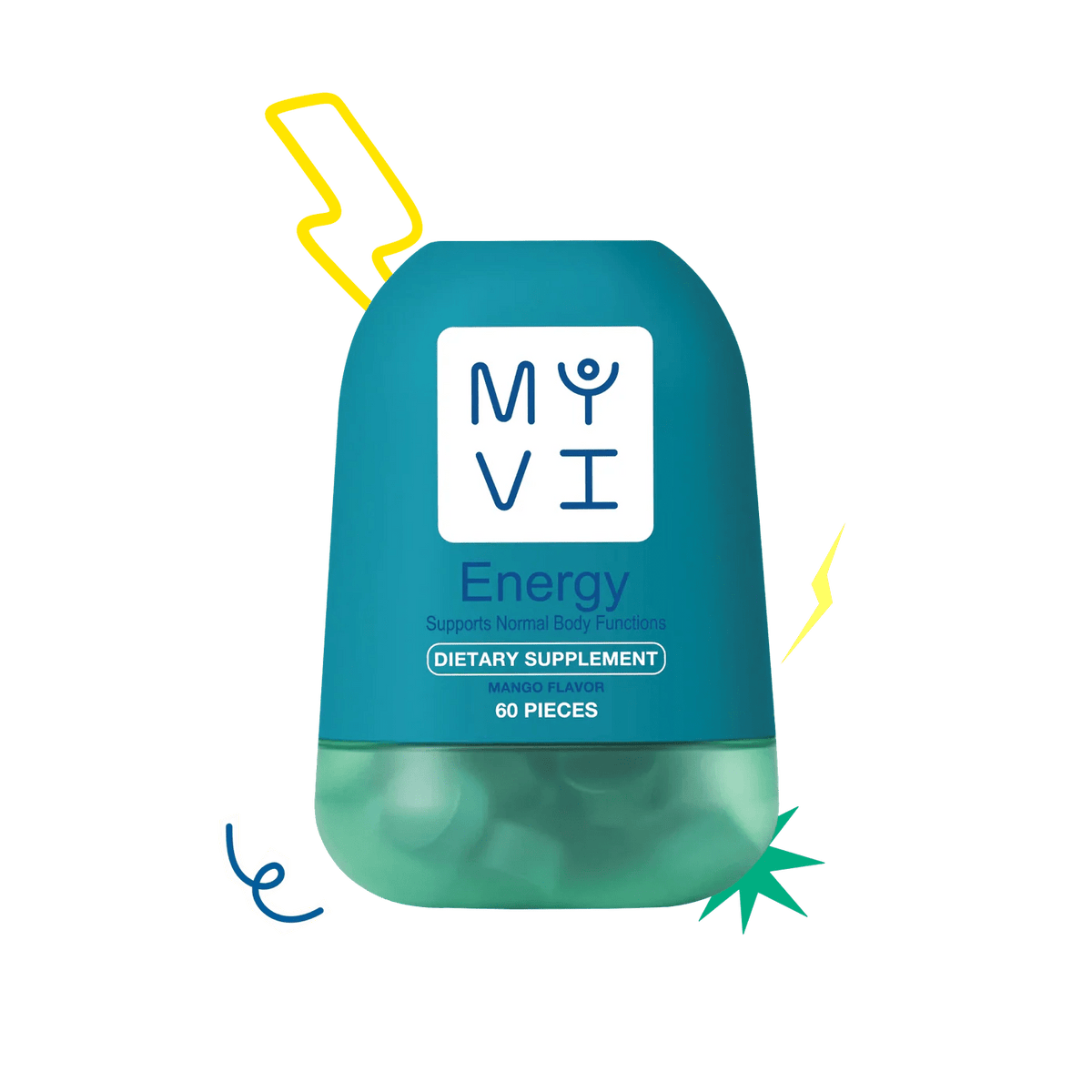 My Vi Energy Dietary Supplement 60pc Mango Flavor - مكمل غذائي عشبي إنفينيتي 60 قطعة