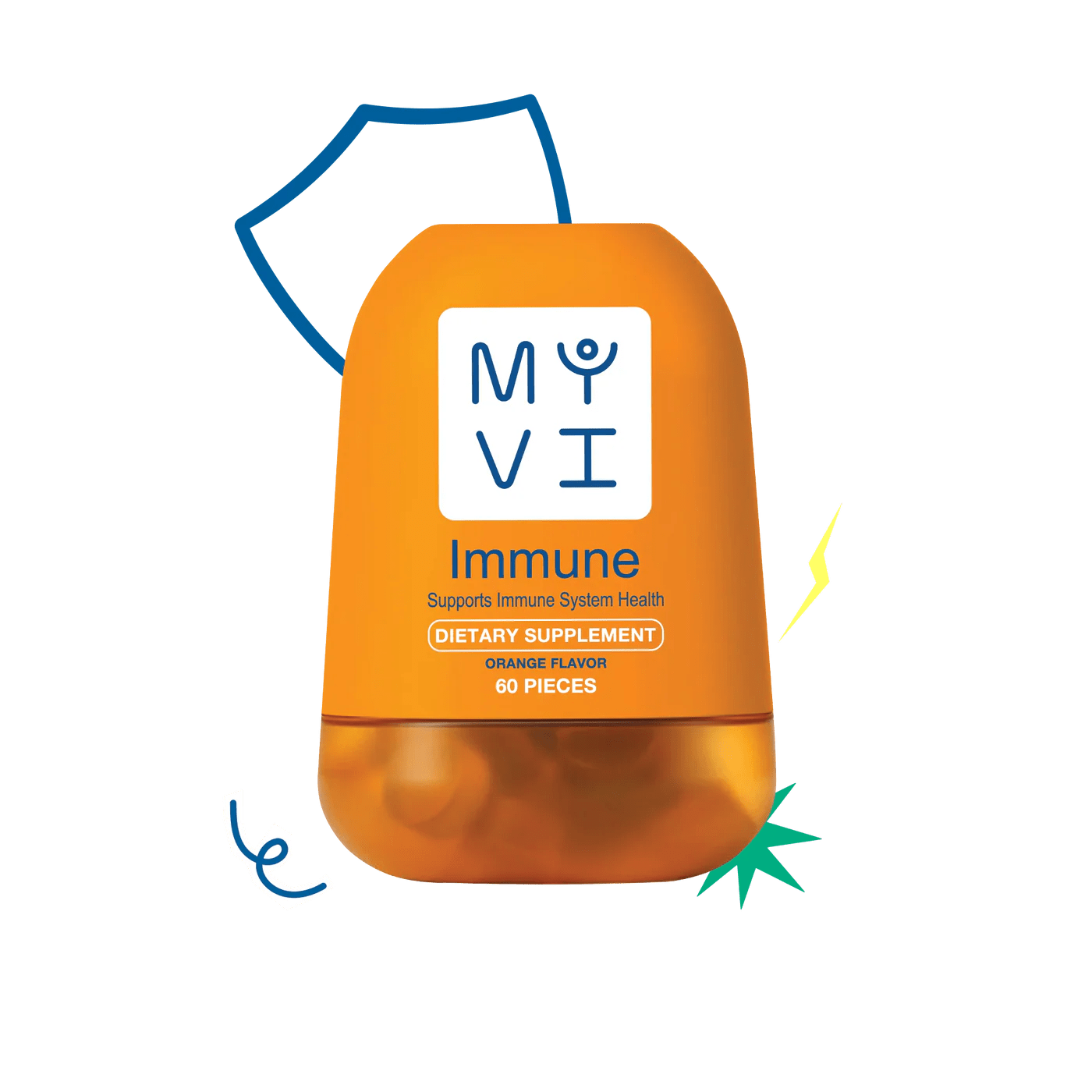My Vi Immune Dietary Supplement 60pc Orange Flavor - مكمل غذائي عشبي إنفينيتي 60 قطعة