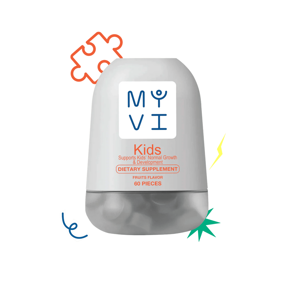 My Vi Kids Dietary Supplement 60pc Fruits Flavor - مكمل غذائي عشبي إنفينيتي 60 قطعة