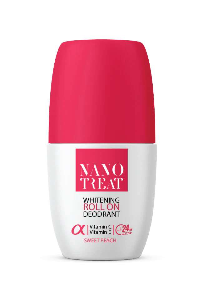 NANO TREAT WHITENING ROLL ON DEODORANT SWEET PEACH 50ML - Anwar Store