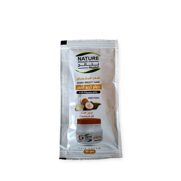 NATURE RESULTS COCONUT OIL HAIR CREAM 35GM - Anwar Store