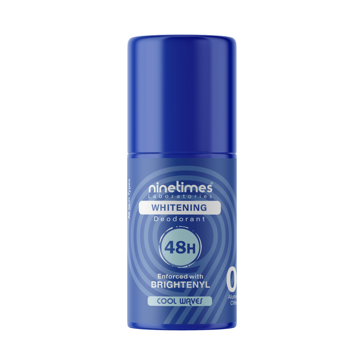 Ninetimes Whitening Deodorant Roll-on Cool Waves 50ml - مزيل عرق أنور 50 مل