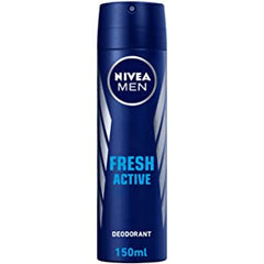 Nivea Fresh Active Deodorant Spray for Men 150ml 25% OFFER - Anwar Store