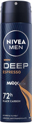 NIVEA MEN SPRAY DEEP ESPRESSO 150ML - Anwar Store