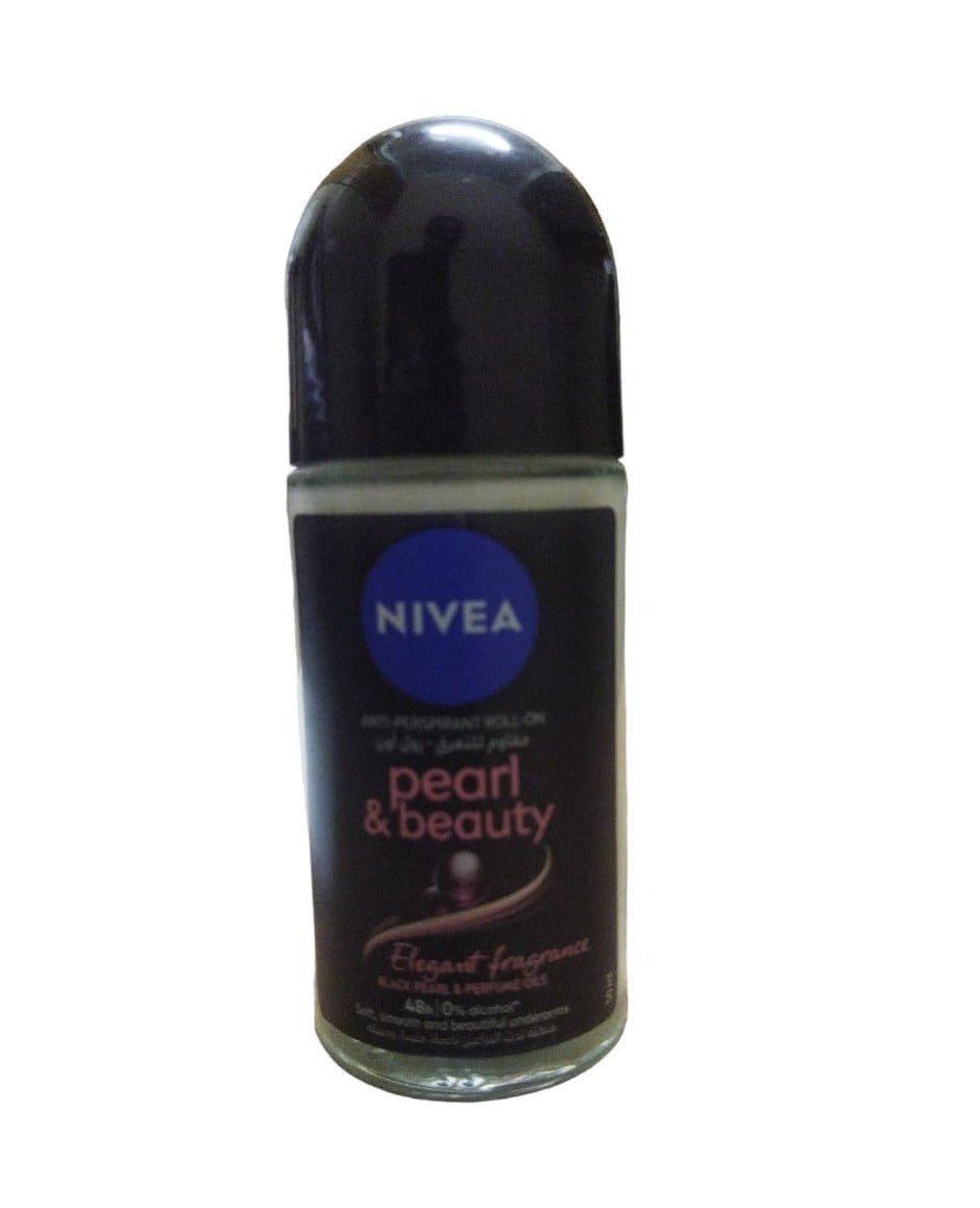 NIVEA PEARL & BEAUTY BLACK ELEGANT FRAGRANCE ROLL-ON 50ML 15% DISC - Anwar Store