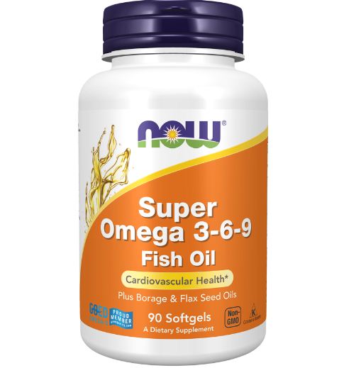 Now Super Omega 3-6-9 90 Softgels - Anwar Store