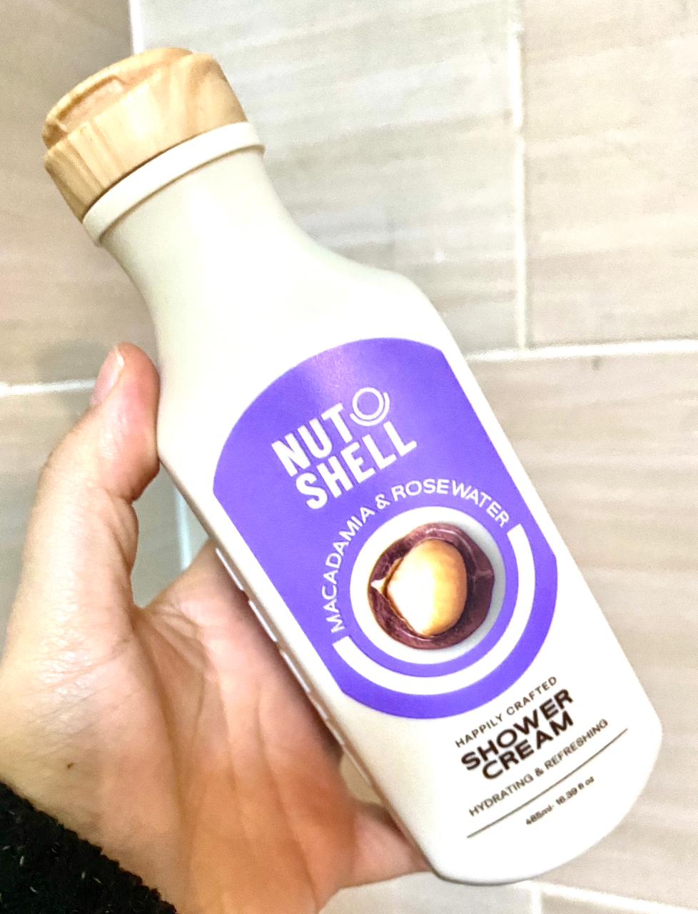 NUT SHELL MACADAMIA & ROSEWATER SHOWER CREAM 485ML - Anwar Store