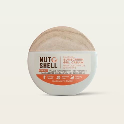 Nut Shell Solar Shell Sunscreen Gel Cream - 50 ml - Anwar Store