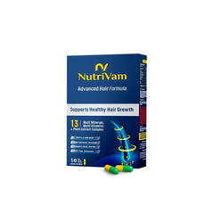 Nutrivam Advanced Hair Formula 30cap - مكمل غذائي عشبي nutrivam 30 كبسولة