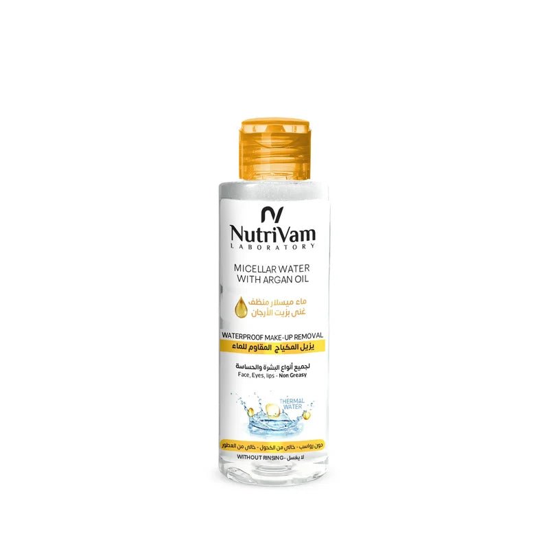 NUTRIVAM MICELLAR WATER WITH ARGAN OIL 200ML - Anwar Store