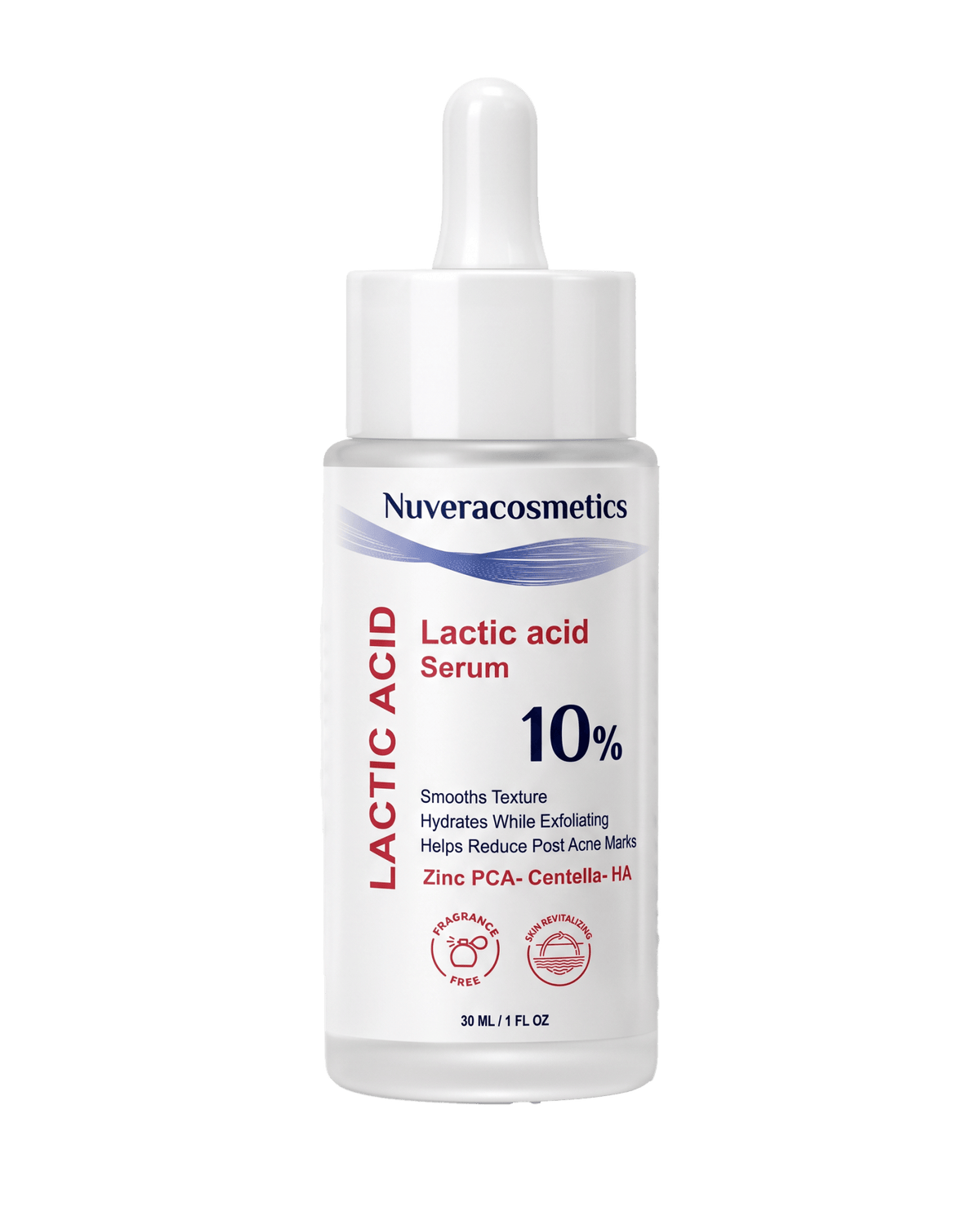 NUVERA COSMETICS LACTIC ACID 10% SERUM 30ML - Anwar Store