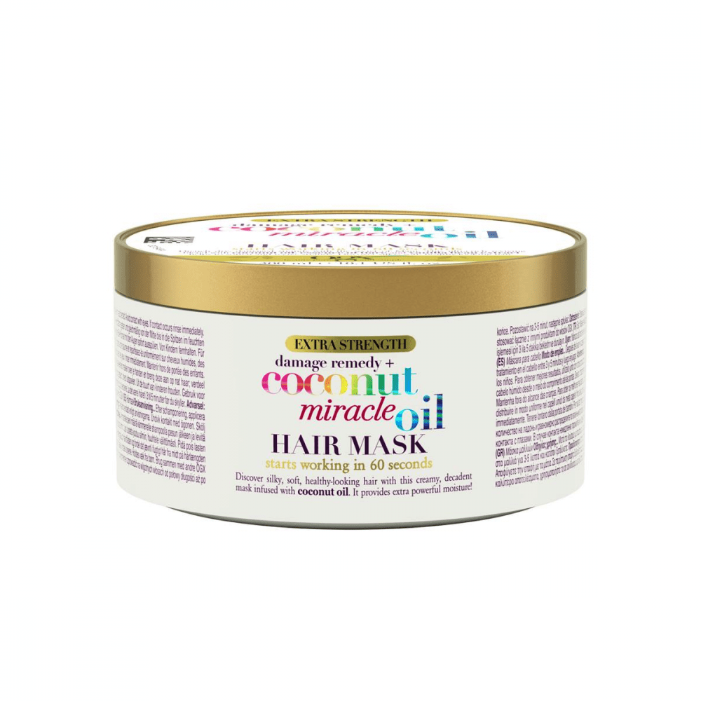 OGX - DAMAGED HAIR MASK COCONUT MIRACLE OIL EXTRA STRENGTH 300ML - Anwar Store
