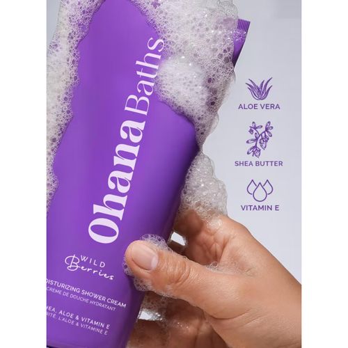 OHANA BATHS SHOWER CREAM WILD BERRIES 250ML - Anwar Store