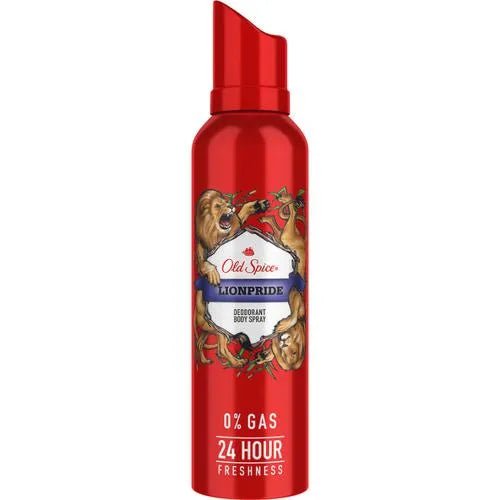OLD SPICE DEODORANT BODY SPRAY - LIONPRIDE 140ML - Anwar Store