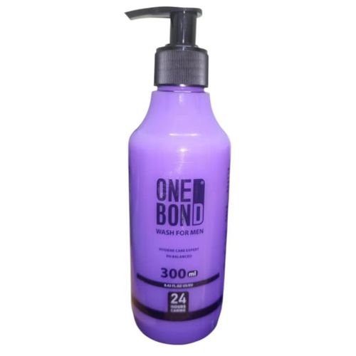 One bond WASH FOR MEN PURPLE FOR SENSITIVE AREAS 300ml - مزيل عرق One Bond 300 مل