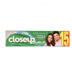 CLOSEUP TRIPLE FRESH MENTHOL FRESH 100ML DISC 15%