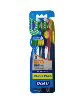 ORAL B MAX CLEAN INDICATOR 1+1 SOFT TOOTHBRUSH - Anwar Store