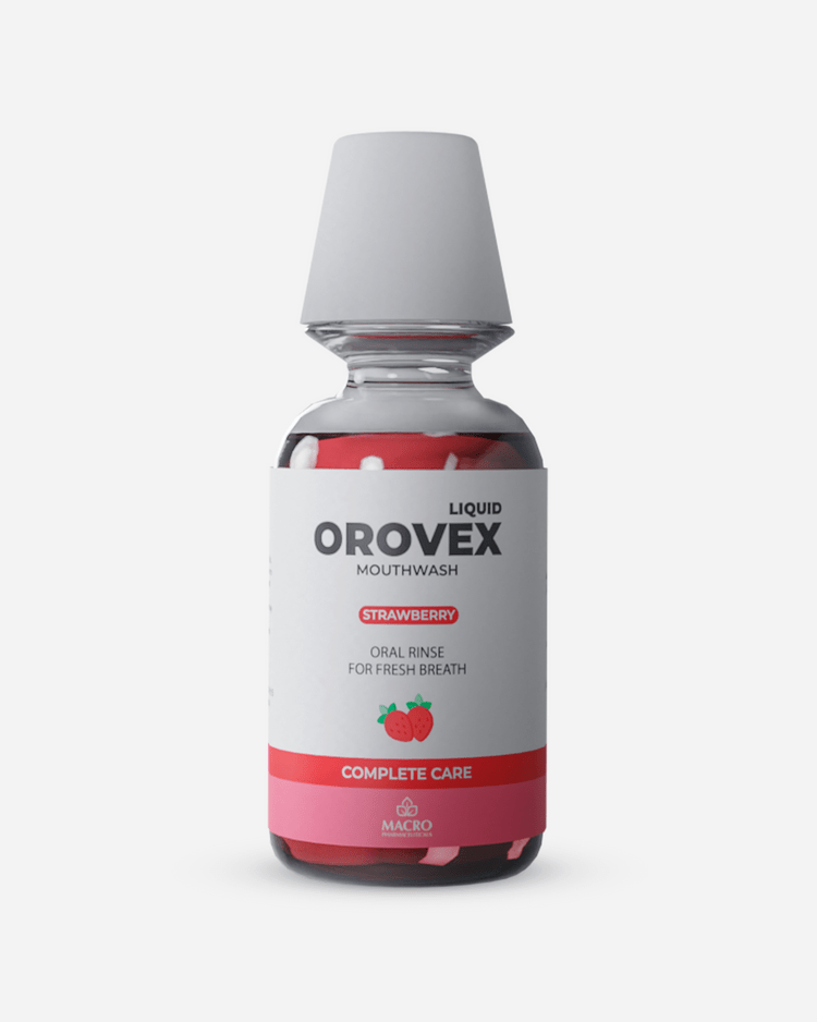 Orovex Strawberry Mouthwash Flavour 250Ml - Anwar Store