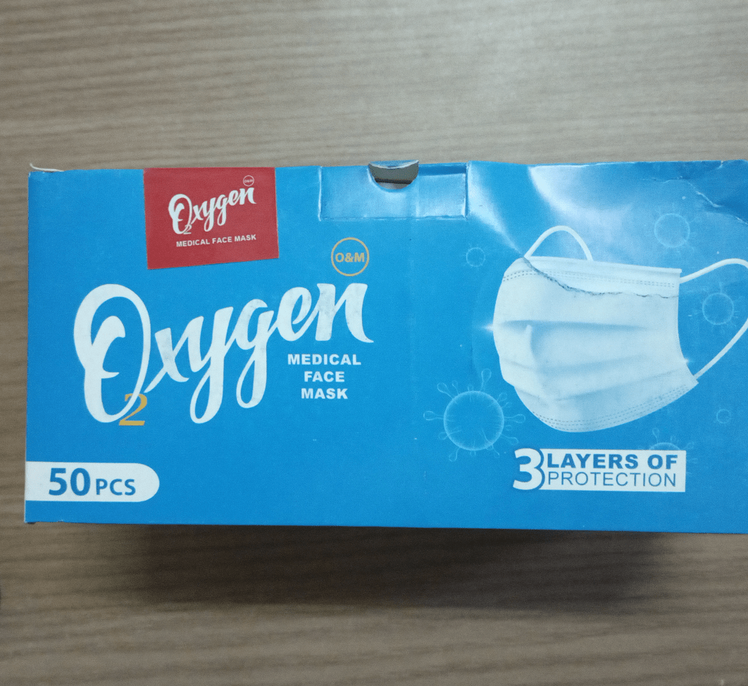 OXYGEN FACE MASK 50 PCS - Anwar Store
