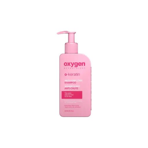 Oxygen O-keratin Anti Hair Loss Shampoo 200ml - منتج لكثافة الشعر حياة 200 مل