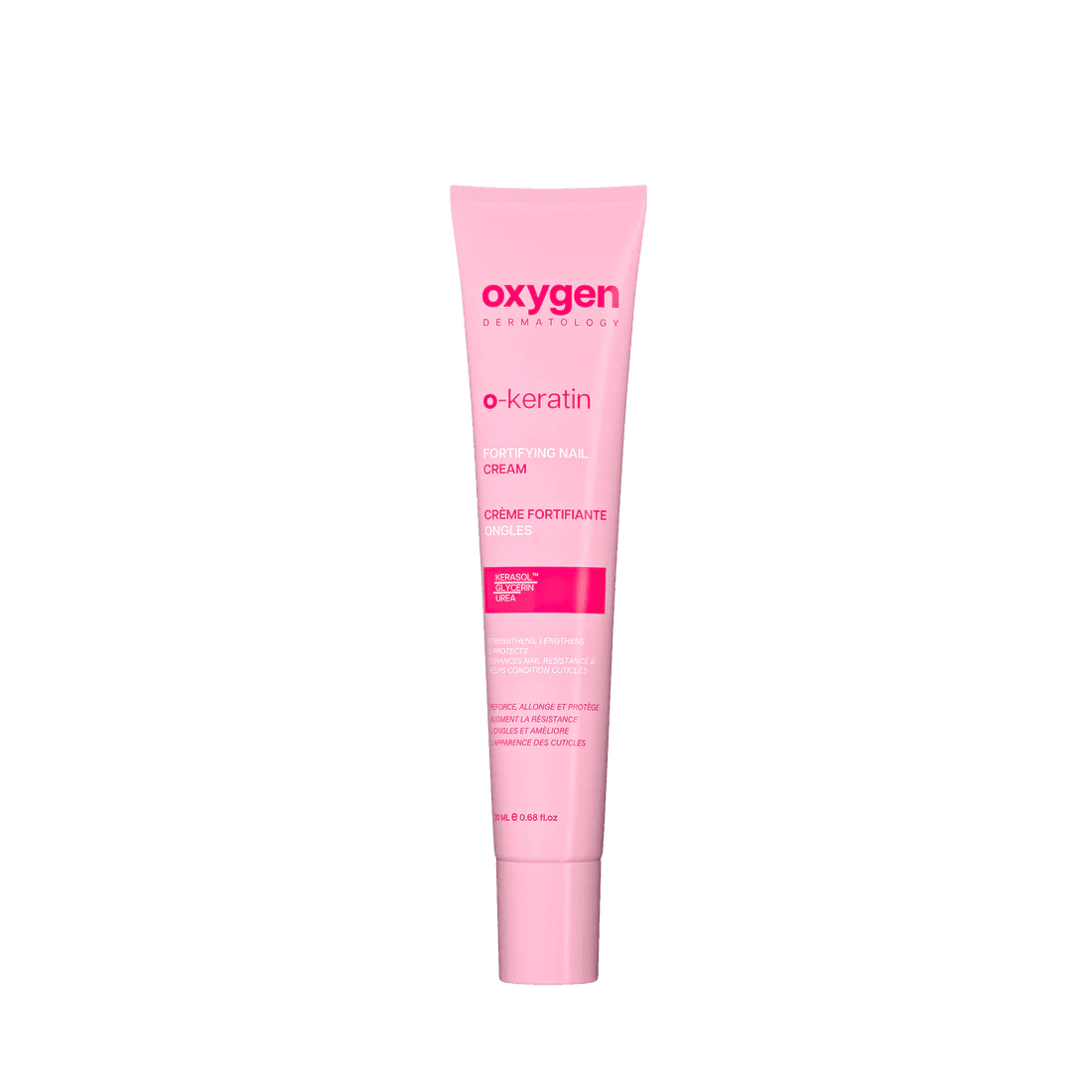 Oxygen O-keratin Fortifying Nail Cream 20ml - منتج لكثافة الشعر حياة 20 مل