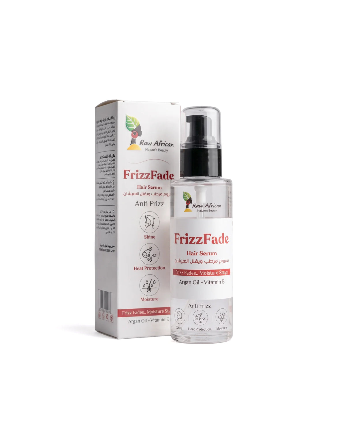 RAW AFRICAN FRIZZFADE HAIR SERUM 125ML