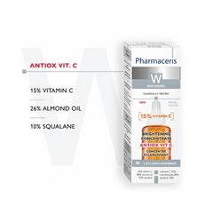 Pharmaceris W BRIGHTENING CONCENTRATE with 15% Vit C ANTIOX VIT. C 30 ml - Anwar Store