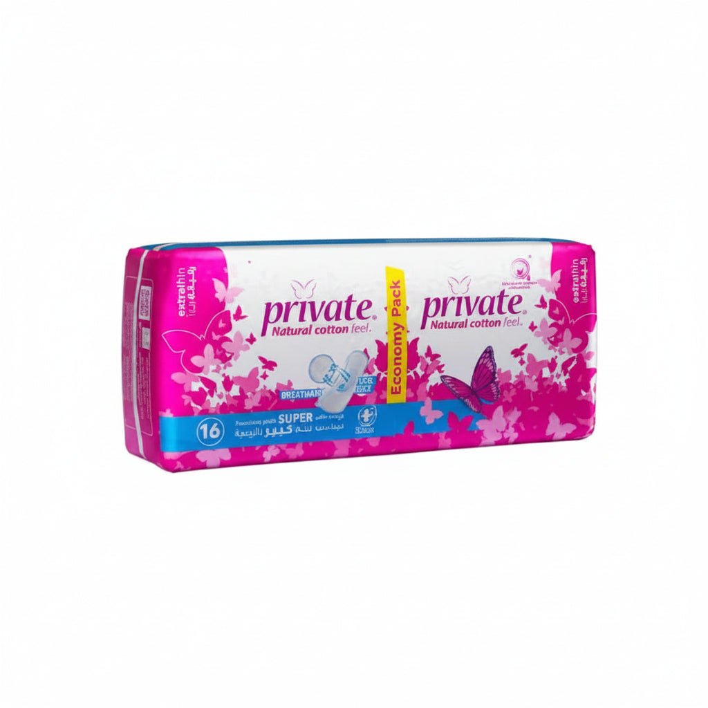 PRIVATE ECONOMY PACK EXTRA THIN 16 PADS 25% OFF - Anwar Store