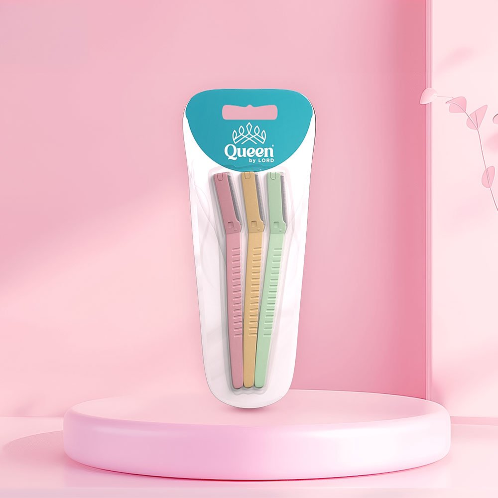 Queen Eyebrow Razor 3 Pieces Q105 | إزالة الشعر Queen - Anwar Store