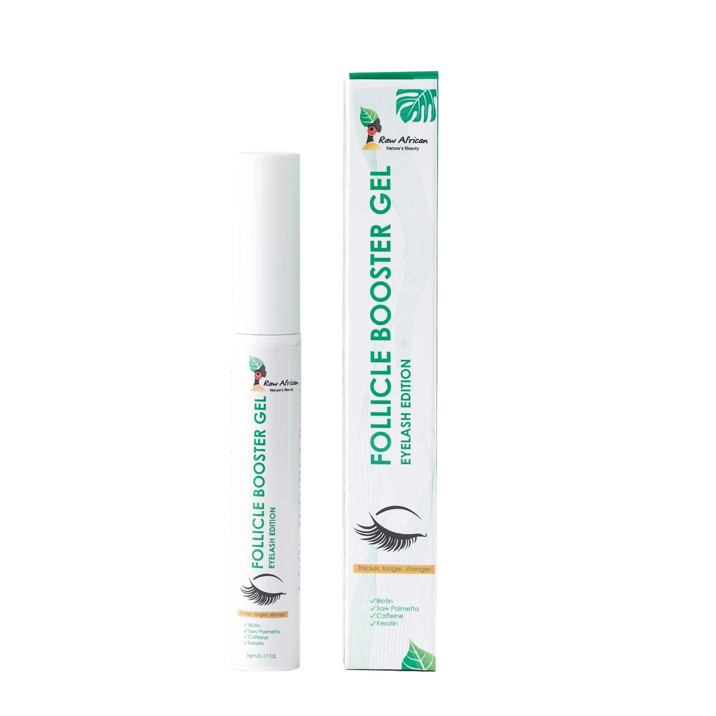 RAW AFRICAN FOLLICLE BOOSTER GEL EYELASH EDITION 5GM - Anwar Store