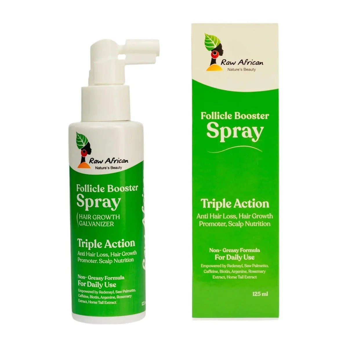 Raw African Follicle Booster Spray - 125ml - Anwar Store